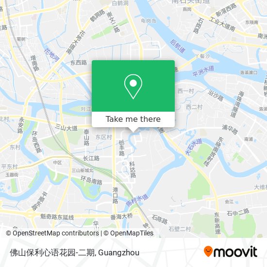 佛山保利心语花园-二期 map