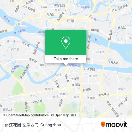 丽江花园-左岸西门 map