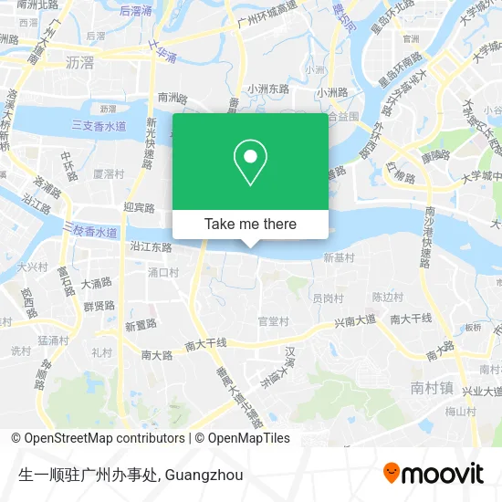 生一顺驻广州办事处 map