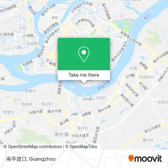 南亭渡口 map
