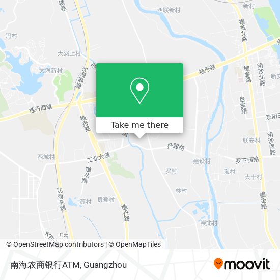 南海农商银行ATM map