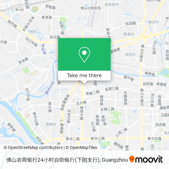 佛山农商银行24小时自助银行(下朗支行) map