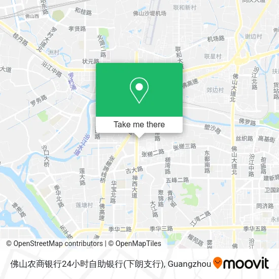佛山农商银行24小时自助银行(下朗支行) map