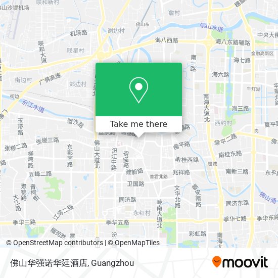 佛山华强诺华廷酒店 map
