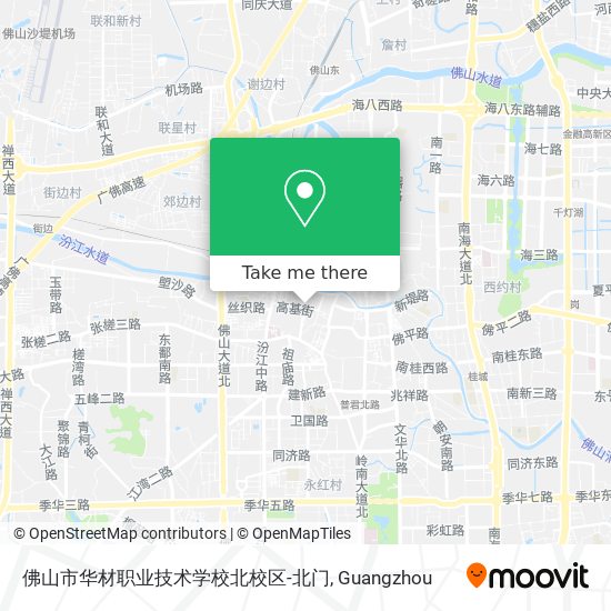 佛山市华材职业技术学校北校区-北门 map
