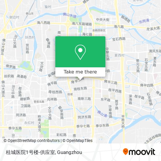 桂城医院1号楼-供应室 map