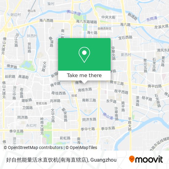 好自然能量活水直饮机(南海直辖店) map