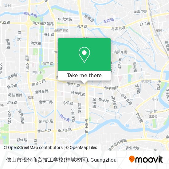 佛山市现代商贸技工学校(桂城校区) map