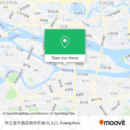华之源大酒店南停车场-出入口 map