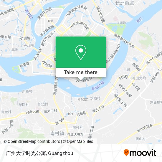 广州大学时光公寓 map