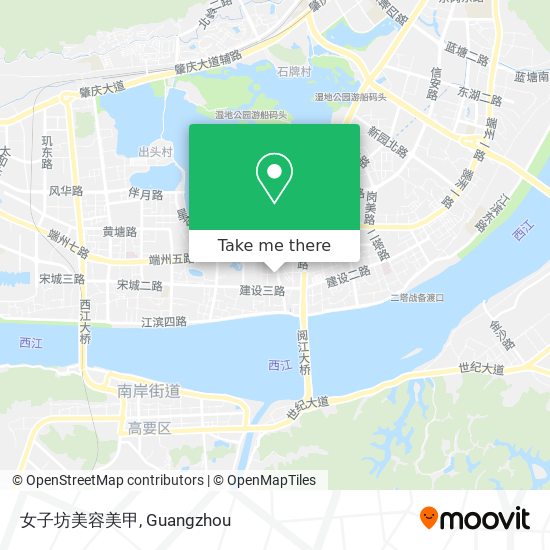 女子坊美容美甲 map