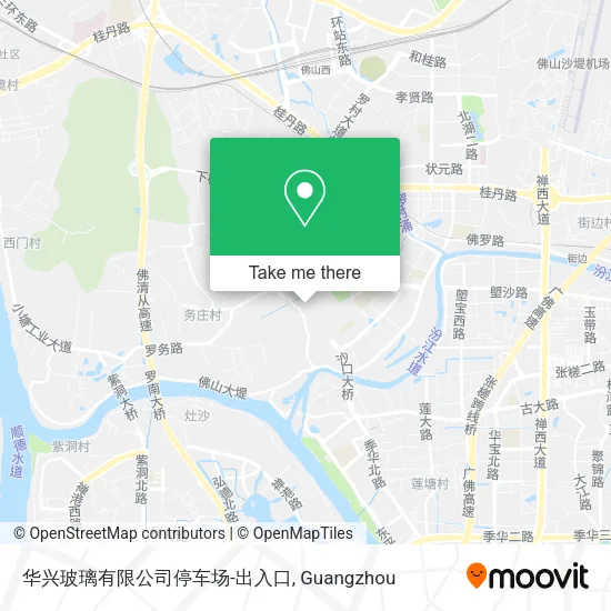 华兴玻璃有限公司停车场-出入口 map