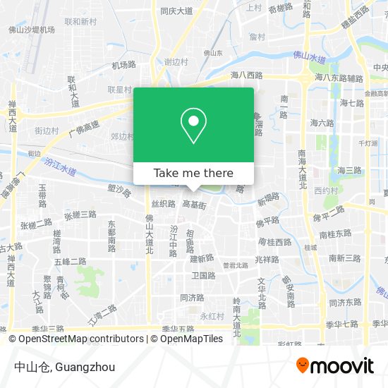 中山仓 map