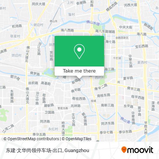 东建·文华尚领停车场-出口 map