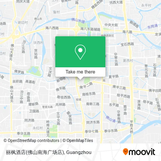 丽枫酒店(佛山南海广场店) map