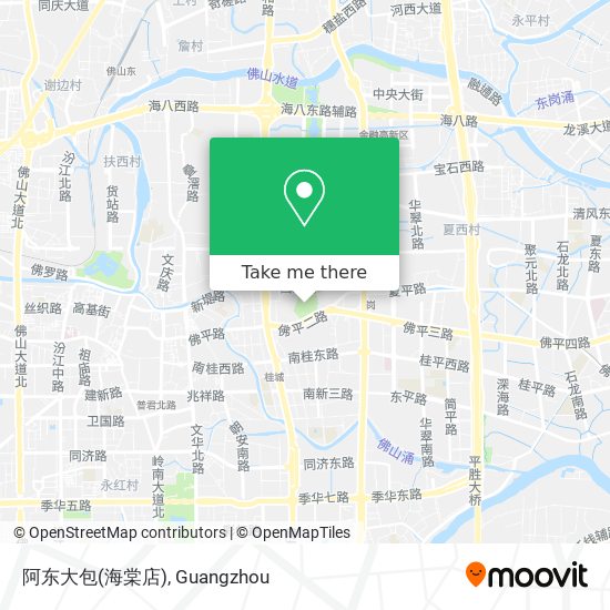 阿东大包(海棠店) map