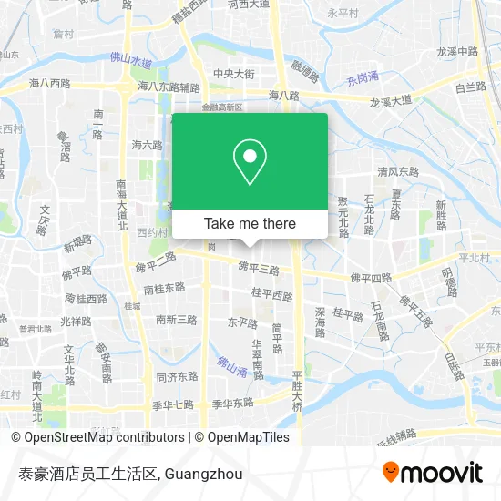 泰豪酒店员工生活区 map