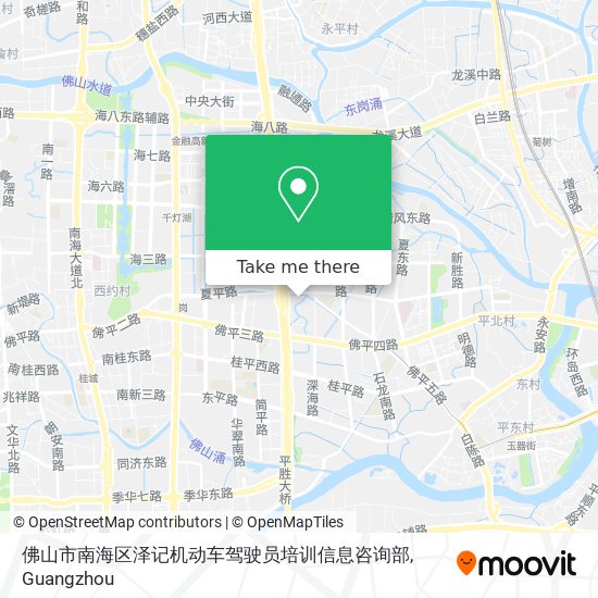 佛山市南海区泽记机动车驾驶员培训信息咨询部 map