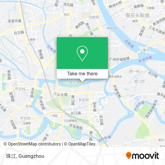 珠江 map