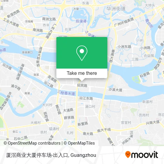 厦滘商业大厦停车场-出入口 map