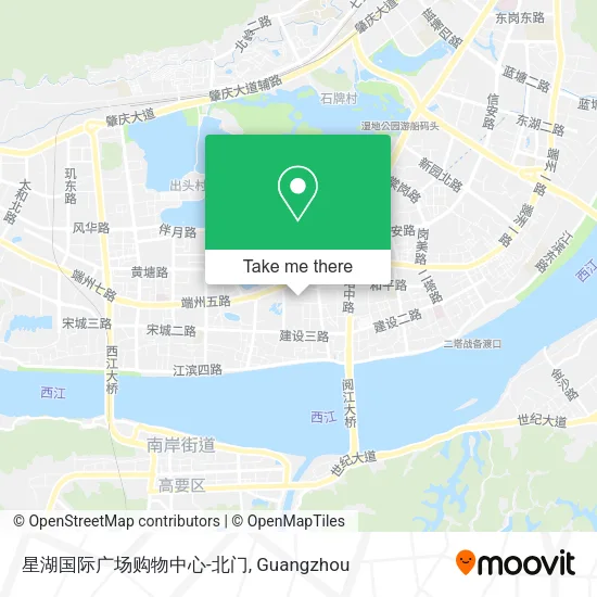 星湖国际广场购物中心-北门 map