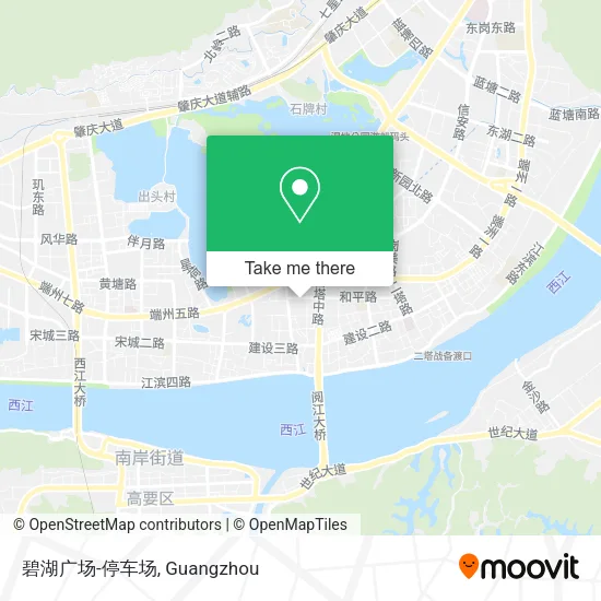 碧湖广场-停车场 map