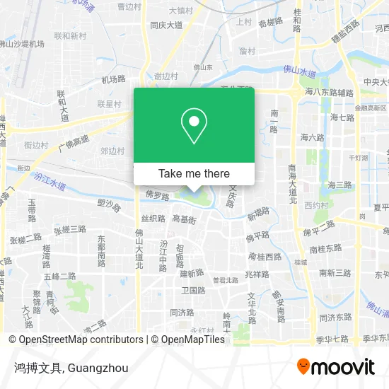鸿搏文具 map