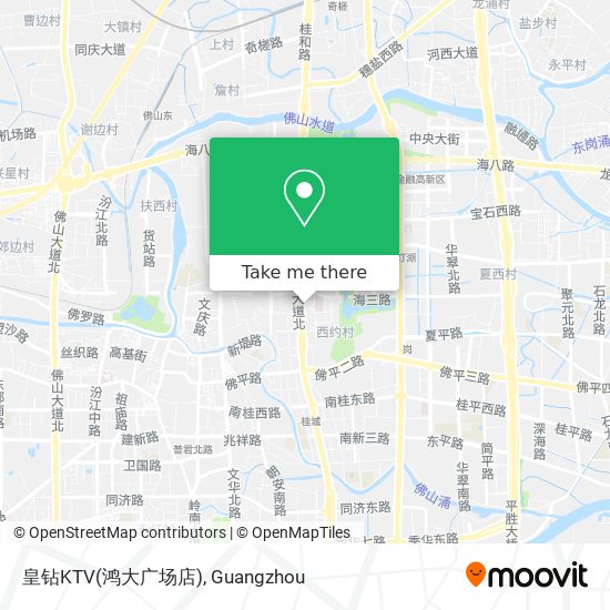 皇钻KTV(鸿大广场店) map