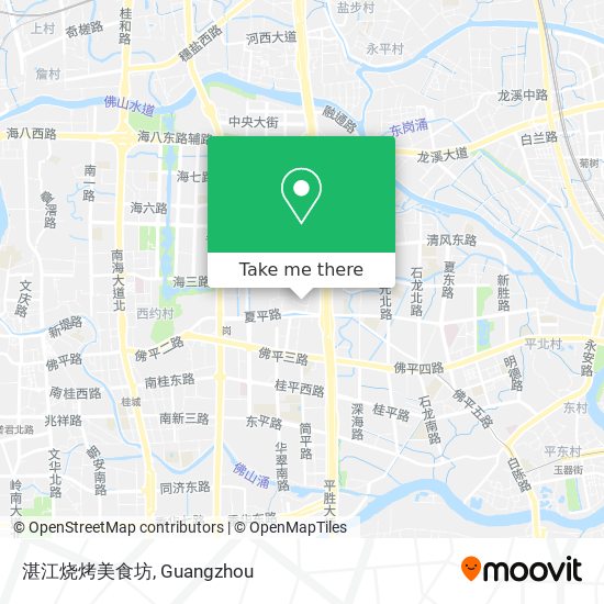 湛江烧烤美食坊 map