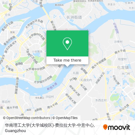 华南理工大学(大学城校区)-费拉拉大学-中意中心 map