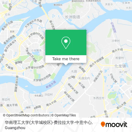 华南理工大学(大学城校区)-费拉拉大学-中意中心 map