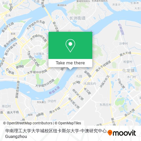 华南理工大学大学城校区纽卡斯尔大学-中澳研究中心 map