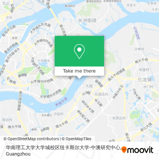 华南理工大学大学城校区纽卡斯尔大学-中澳研究中心 map