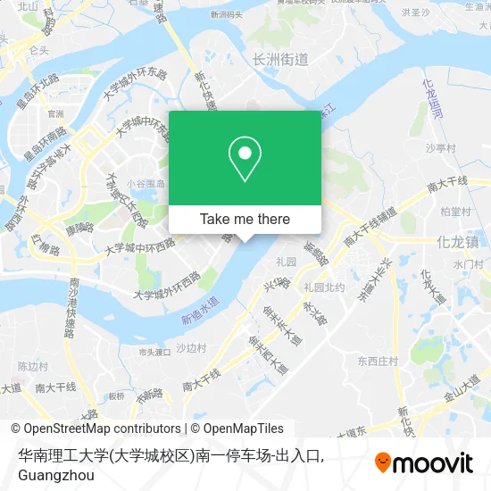 华南理工大学(大学城校区)南一停车场-出入口 map