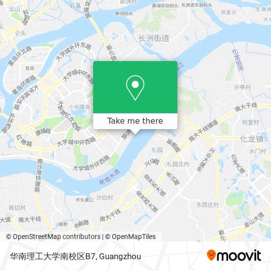华南理工大学南校区B7 map