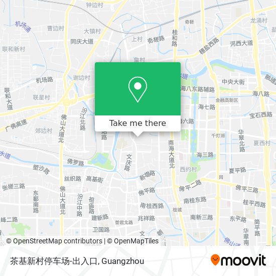 茶基新村停车场-出入口 map