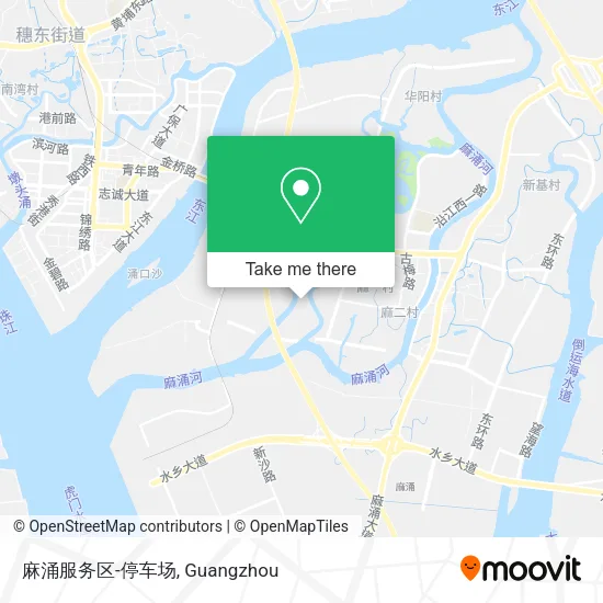 麻涌服务区-停车场 map