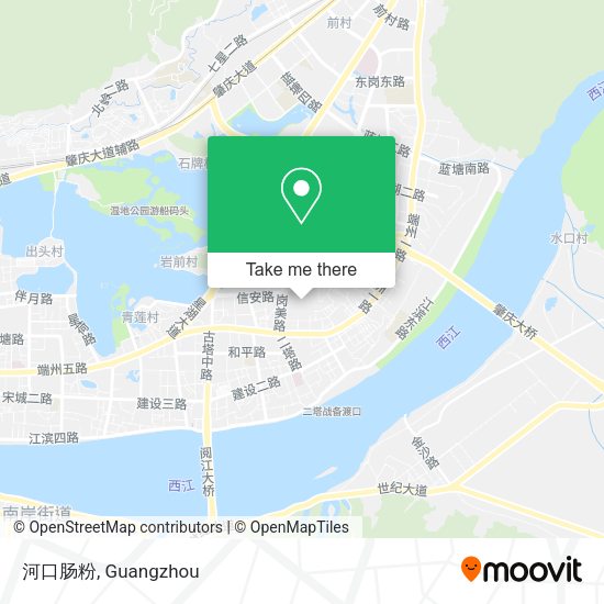 河口肠粉 map