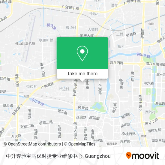 中升奔驰宝马保时捷专业维修中心 map