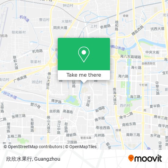 欣欣水果行 map