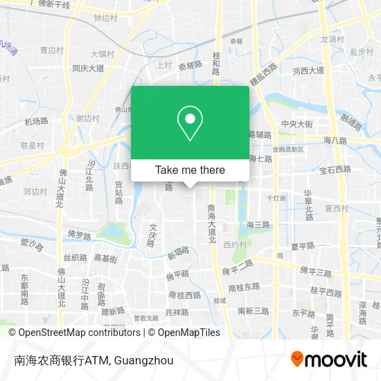 南海农商银行ATM map