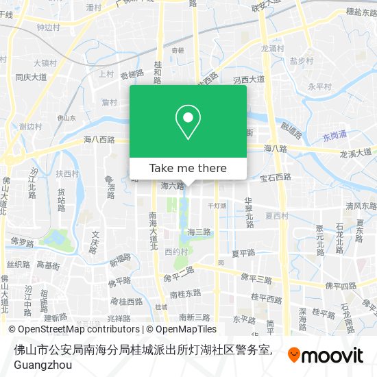 佛山市公安局南海分局桂城派出所灯湖社区警务室 map