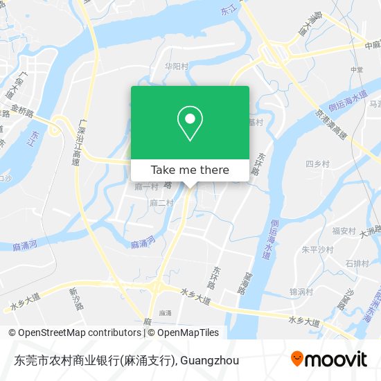 东莞市农村商业银行(麻涌支行) map