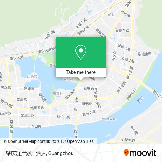 肇庆涟岸湖居酒店 map