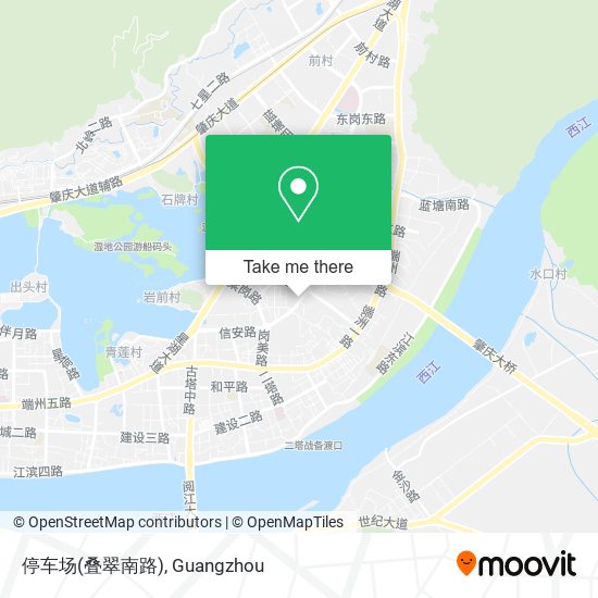 停车场(叠翠南路) map