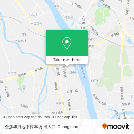 金莎华府地下停车场-出入口 map