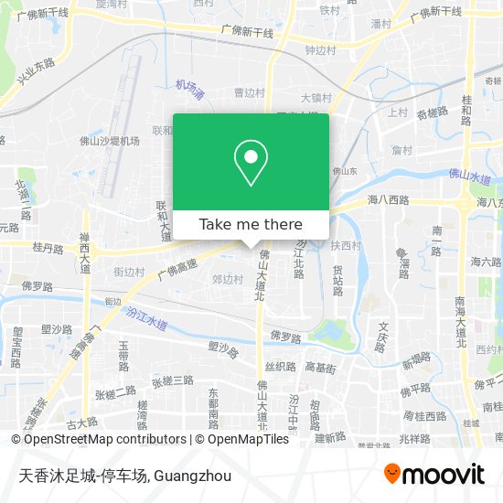 天香沐足城-停车场 map