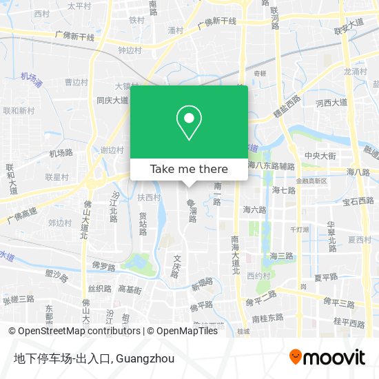 地下停车场-出入口 map