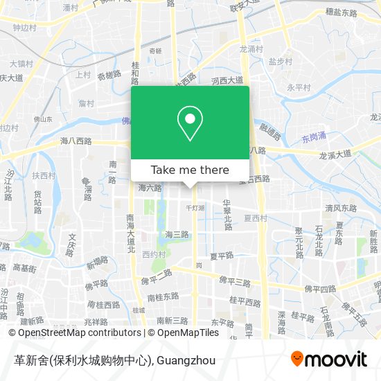 革新舍(保利水城购物中心) map