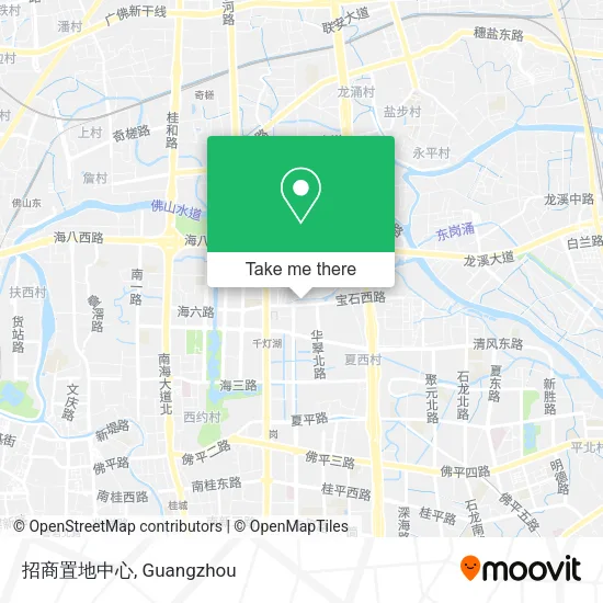 招商置地中心 map